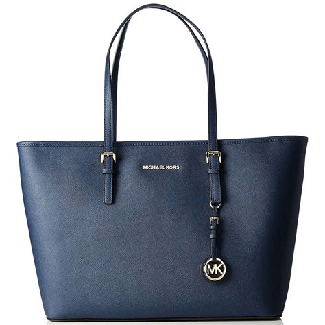 michael kors cindy travel pouch blue|michael kors leather handbags.